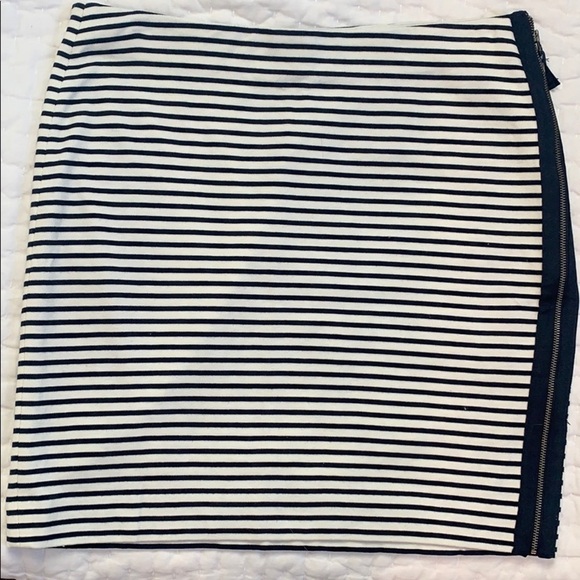 Madewell Eventide Striped Side Zip Skirt Medium - Picture 10 of 15